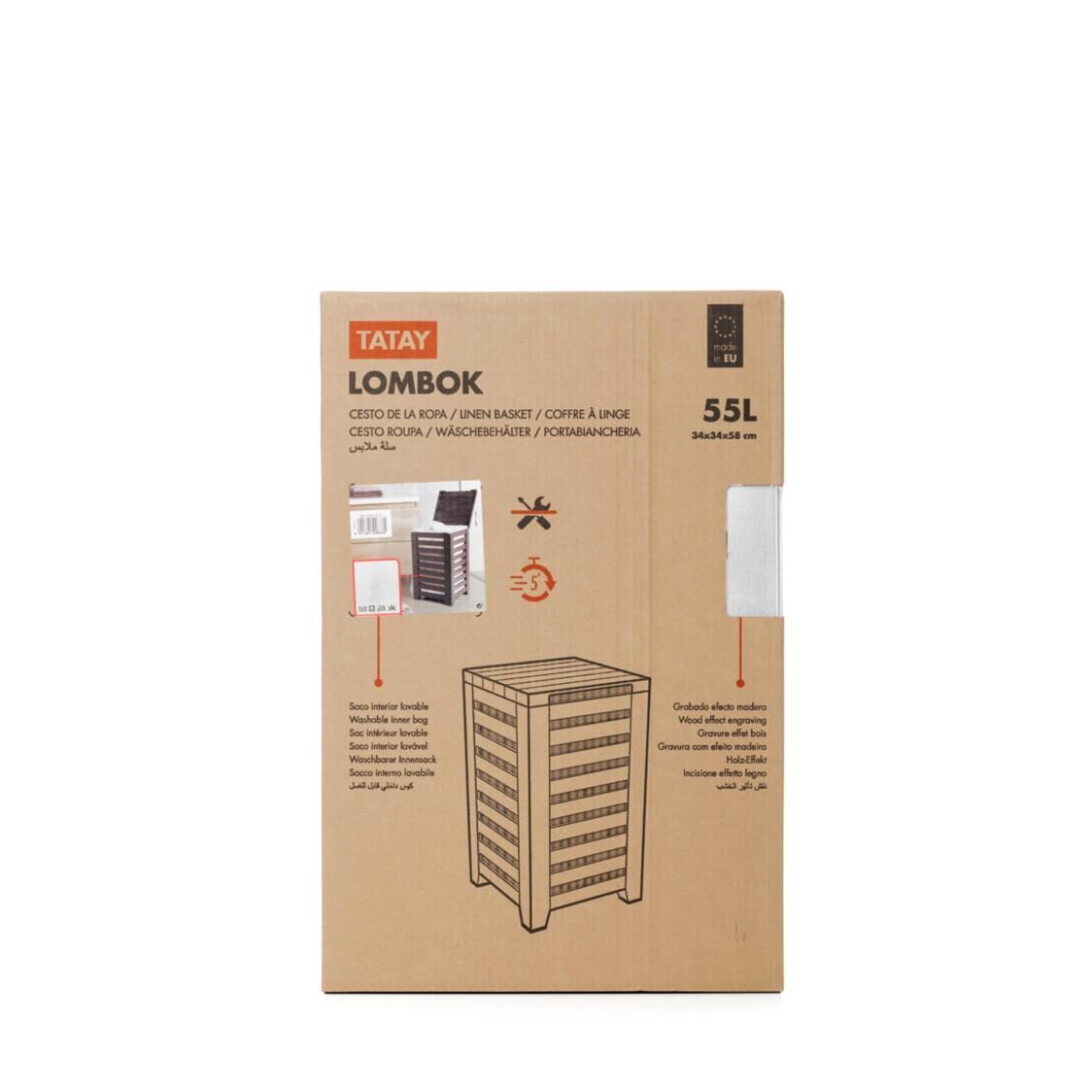 Tatay Laundry Hamper Lombok White