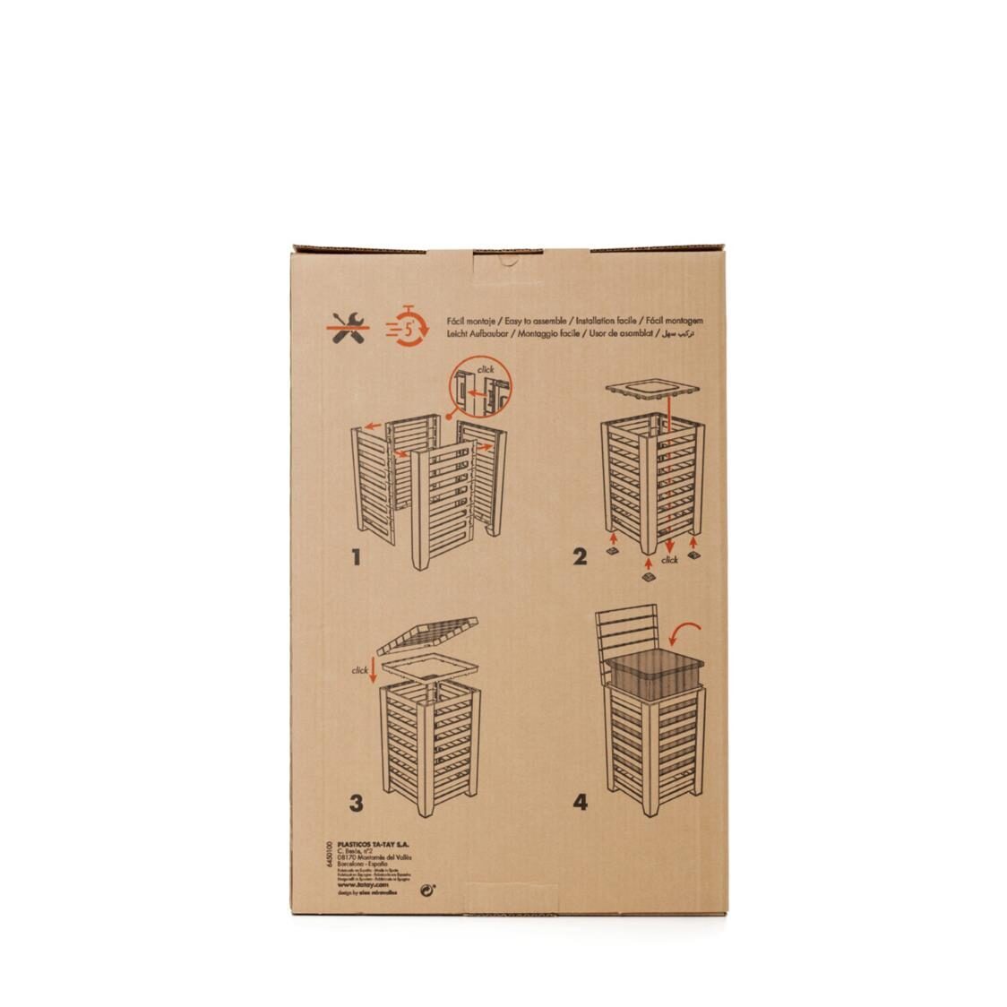 Tatay Laundry Hamper Lombok White