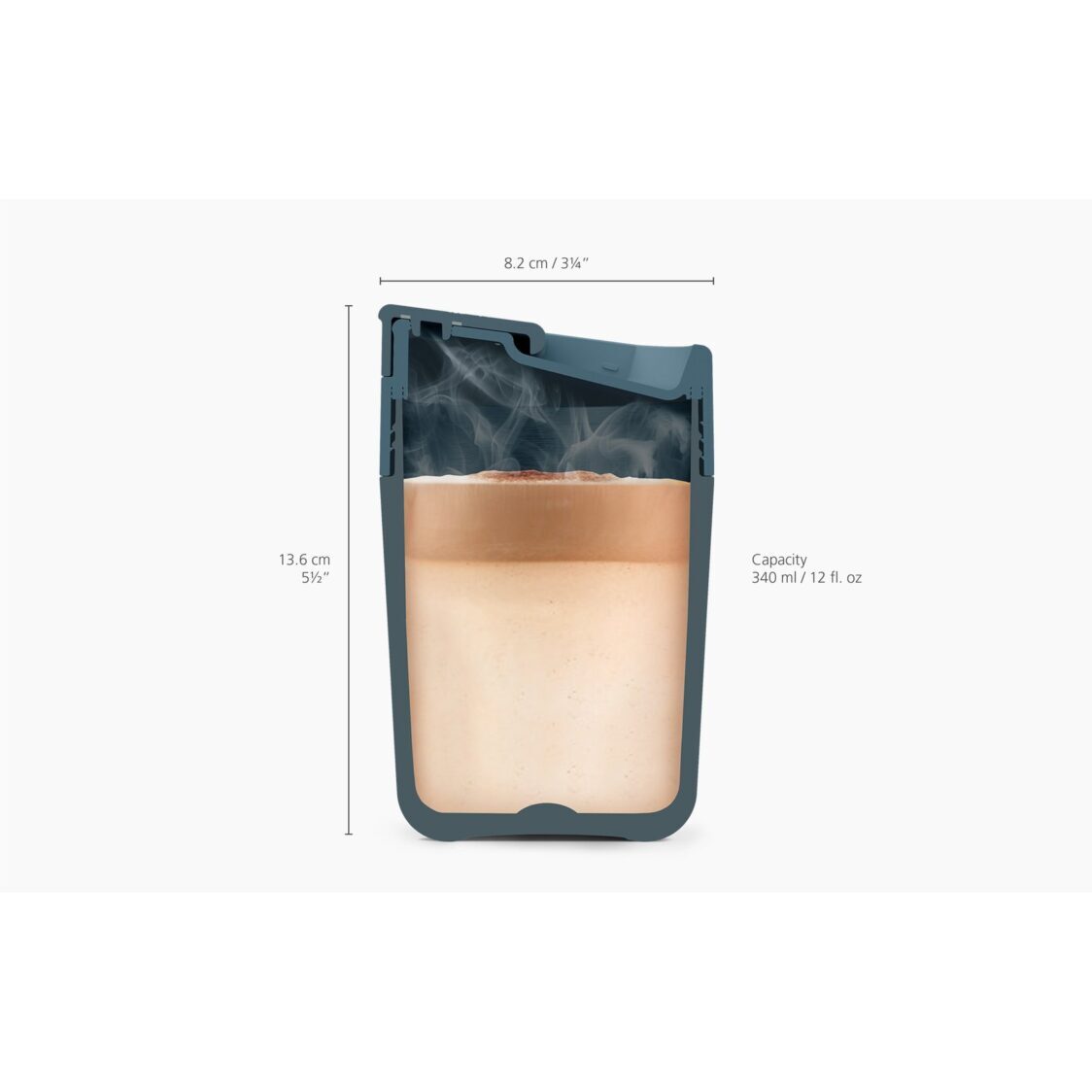 Joseph Joseph Sipp Travel Mug With Hygienic Lid 340ml - Green