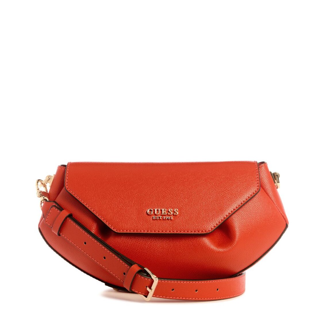 Guess Amorette Flap Crossbody,Chili