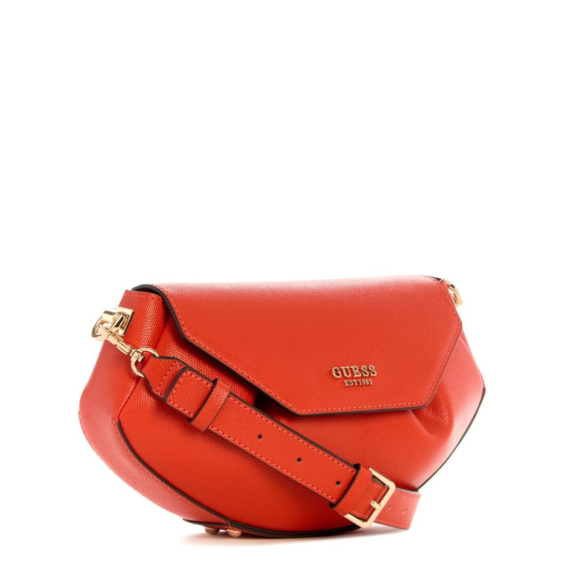 Guess Amorette Flap Crossbody,Chili