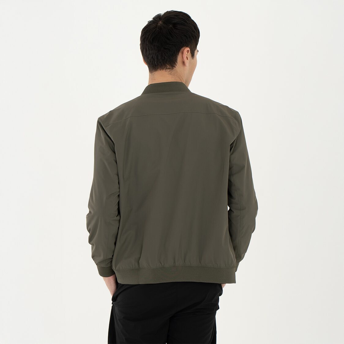 K/WOODS Packable Bomber Jacket - Army Green