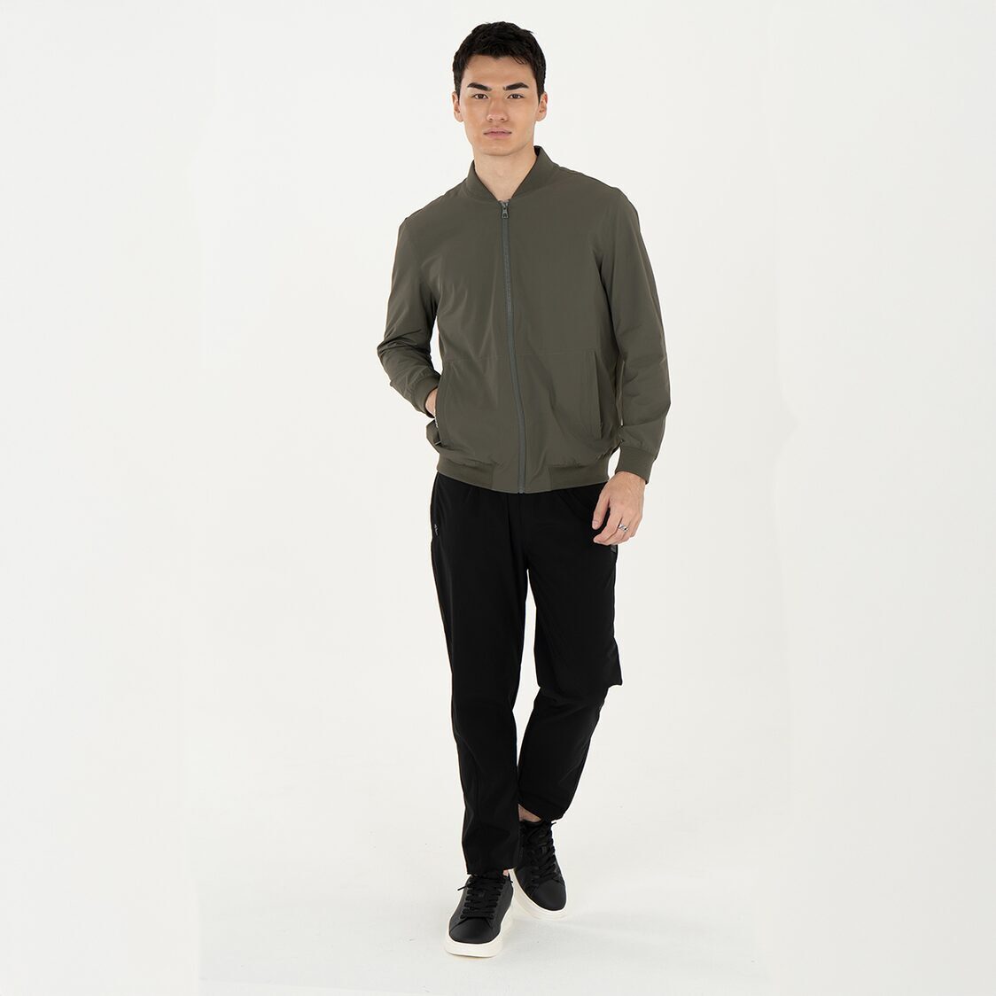 K/WOODS Packable Bomber Jacket - Army Green