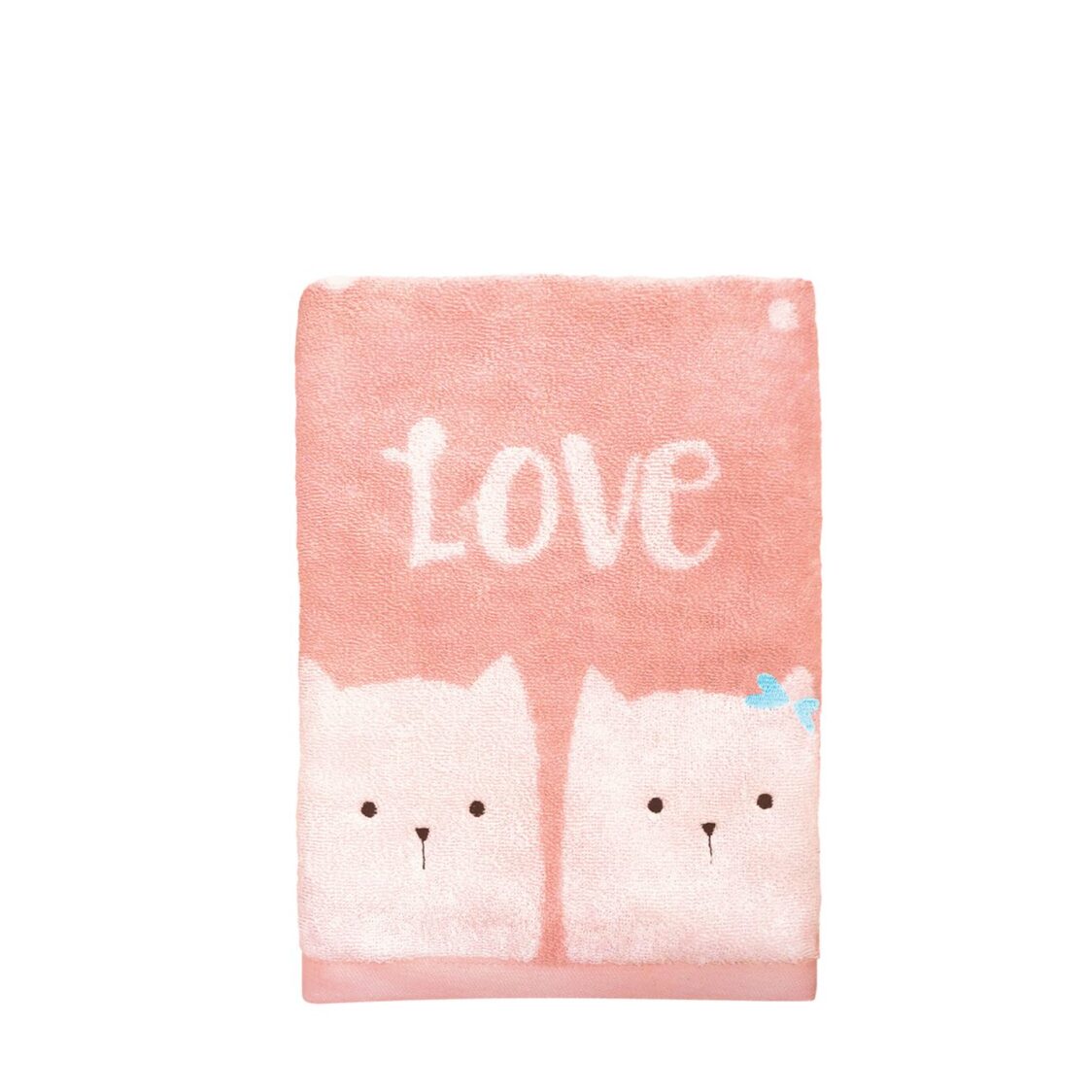 Milton Home Phoebe 100% Cotton Supersoft Yarn Bath Towel Pink