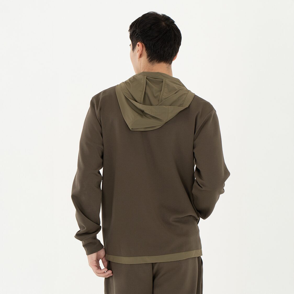 K/WOODS Mens Drift Zip-Up - Khaki