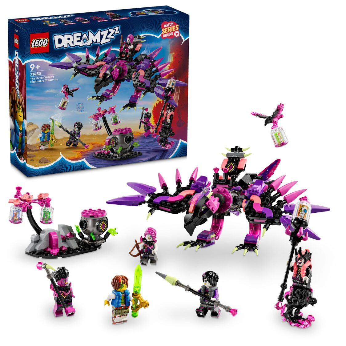 Lego 71483 The Never Witch's Nightmare Creatures