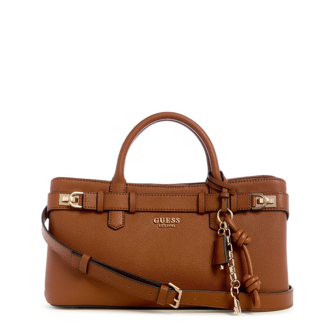 GREGORIA GIRLFRIEND SATCHEL,COGNAC