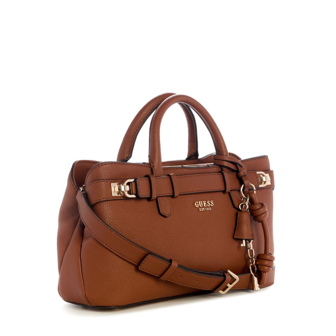 GREGORIA GIRLFRIEND SATCHEL,COGNAC