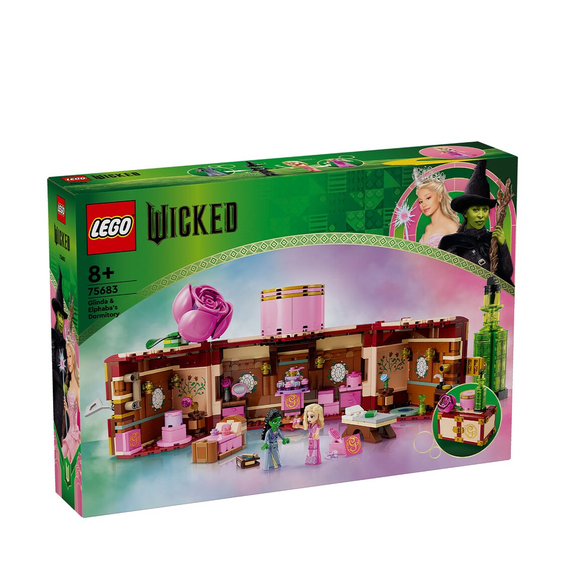 LEGO Wicked Glinda & Elphaba’s Dormitory Collectible Toy Model 75683