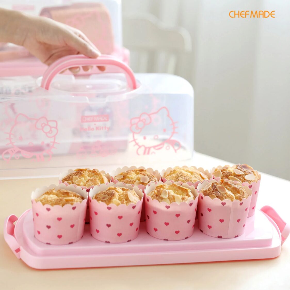 CHEFMADE Hello Kitty PP Portable Bread Box 1898CM-KT7106
