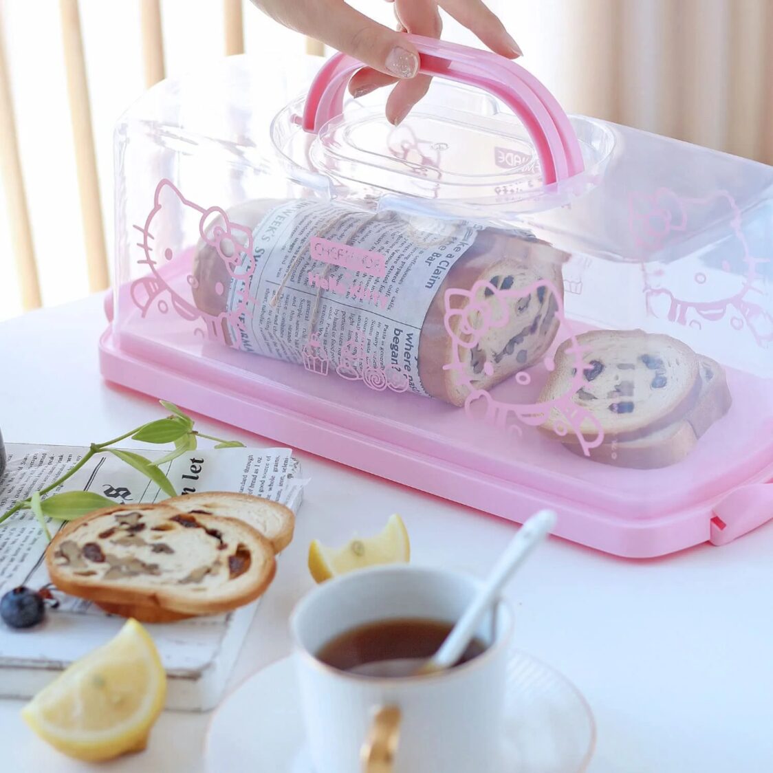 CHEFMADE Hello Kitty PP Portable Bread Box 1898CM-KT7106