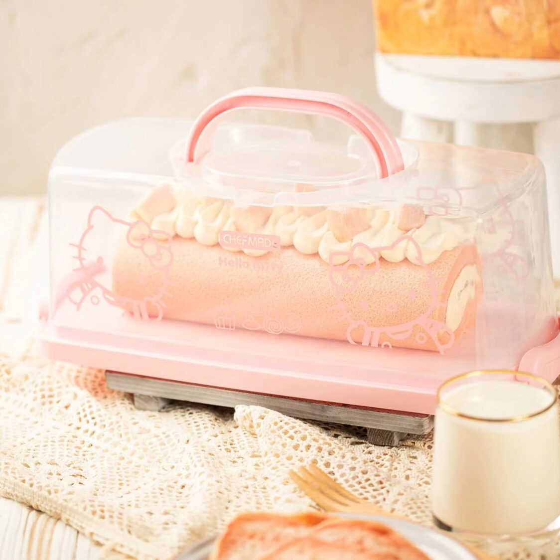 CHEFMADE Hello Kitty PP Portable Bread Box 1898CM-KT7106