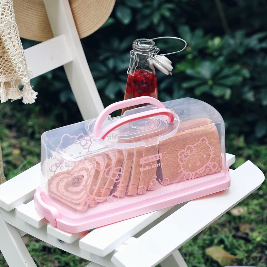 CHEFMADE Hello Kitty PP Portable Bread Box 1898CM-KT7106