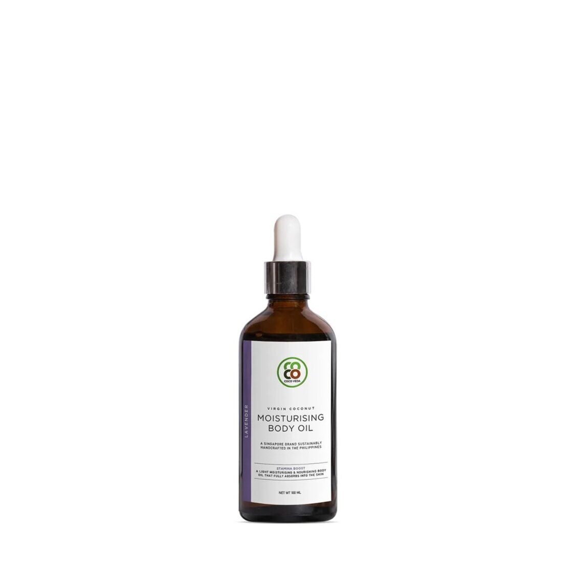 Coco Veda Moisturising Body Oil - Stamina Boost Lavender 100ml