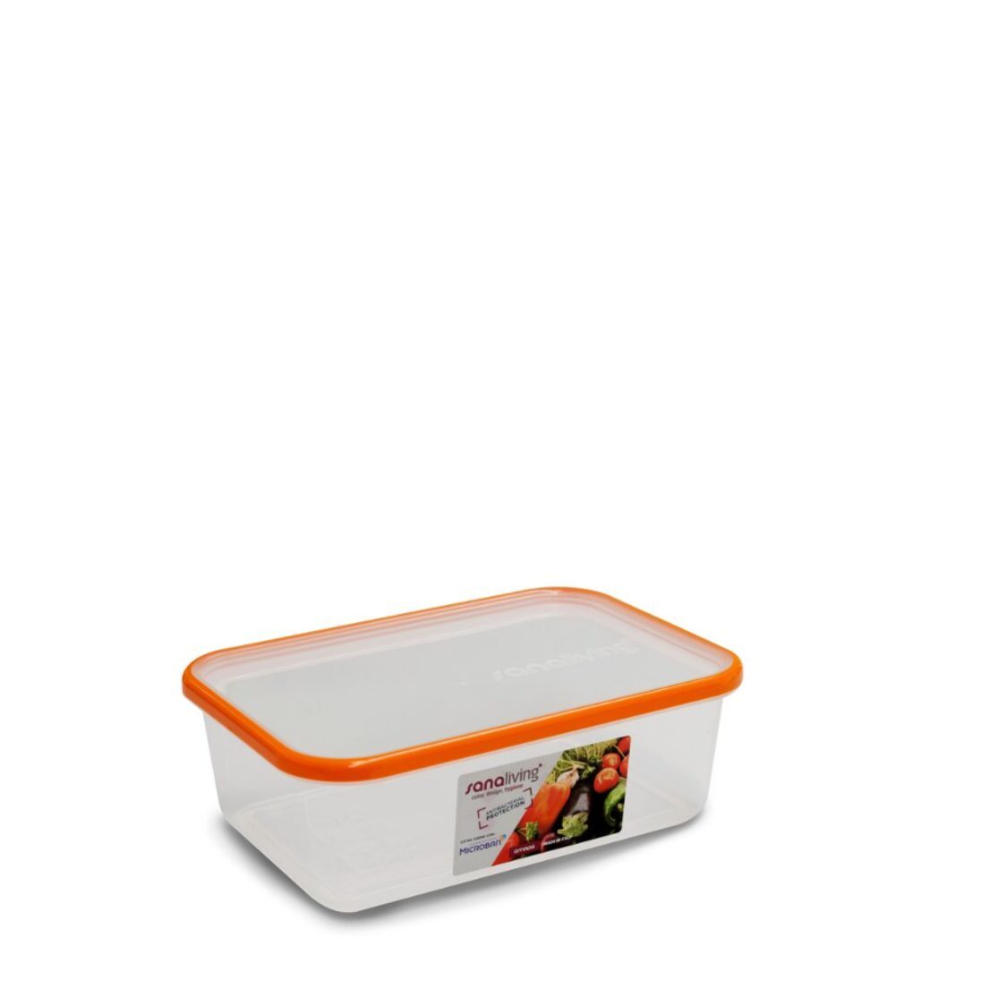 Omada Sanaliving Food Container 2L (Flat) - Orange