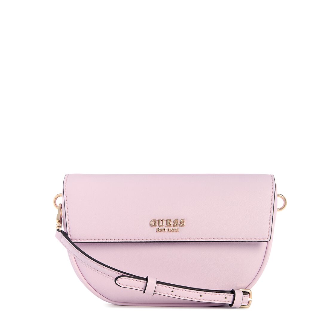 Guess Cerelia Flap Shoulder Bag - Orchid