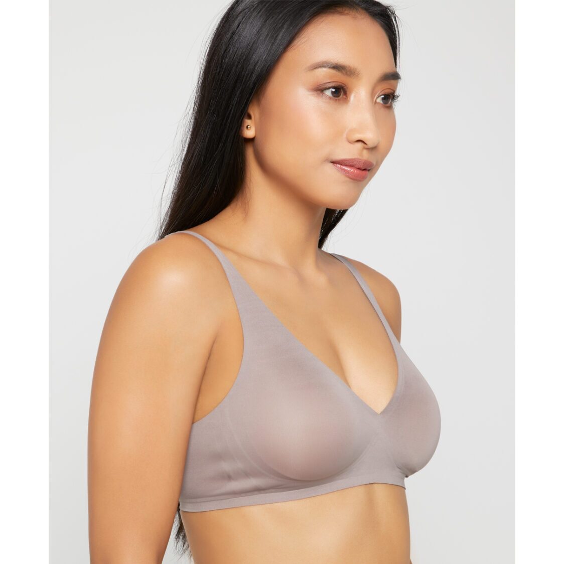 Pierre Cardin Next To Skin Seam Free Plunge Bralette Brown 209-2929