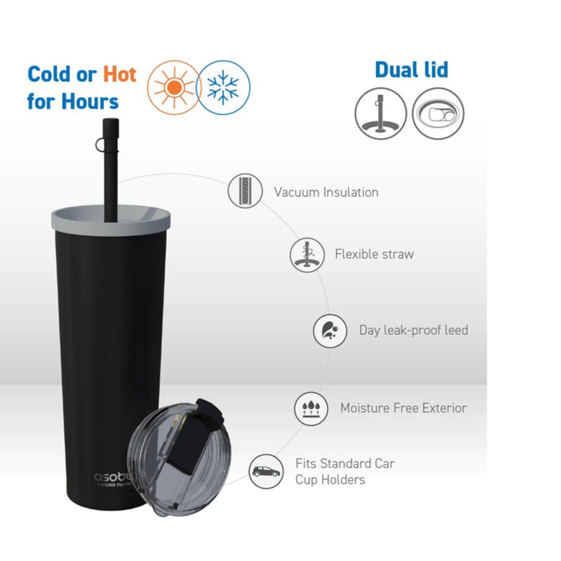 Asobu Ocean Tumbler White 800ml