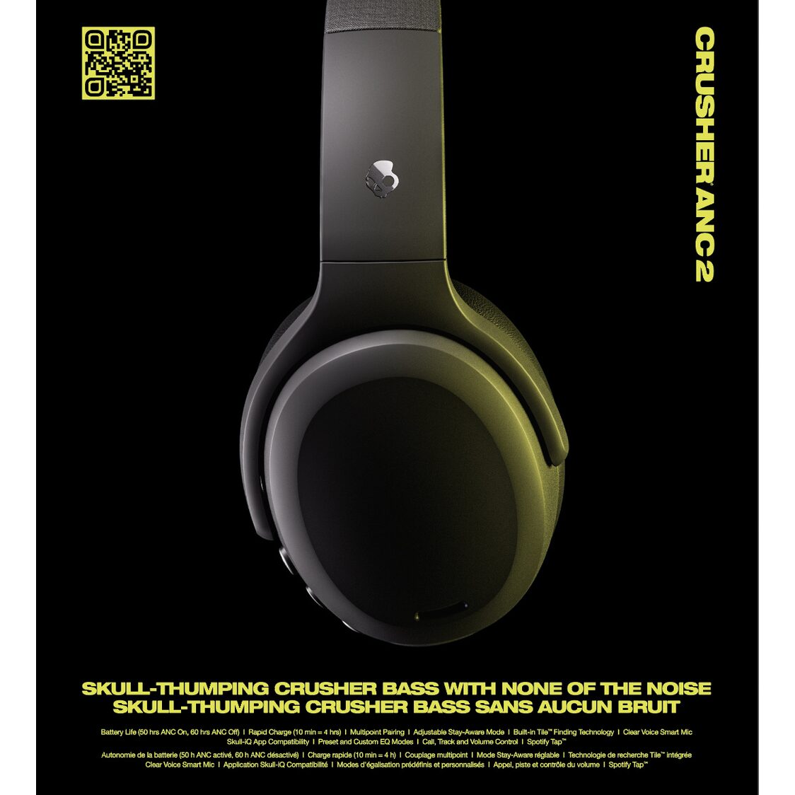 Skullcandy Crusher Anc 2 Wireless Over-Ear True