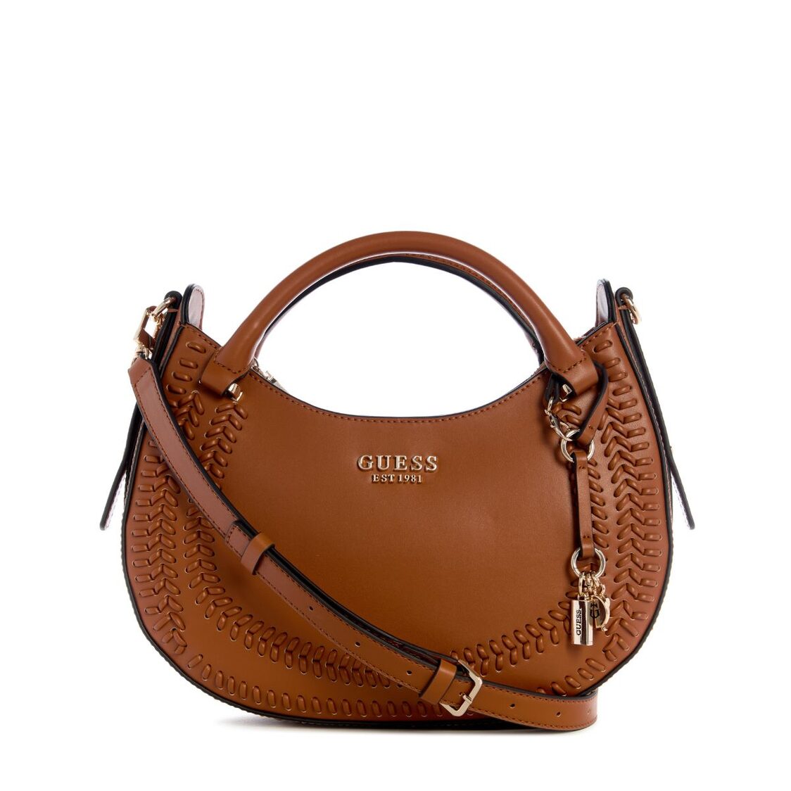 TATUM SATCHEL,CARAMEL