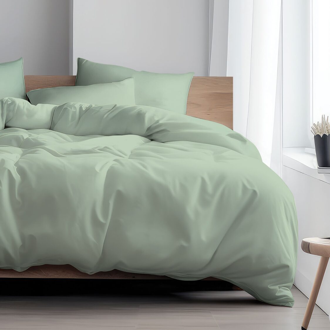 The Gang By Charles Millen Palette GLP04 Jade Mint Fitted Sheet Set / Bed Set / Pillow Case / Bolster Case