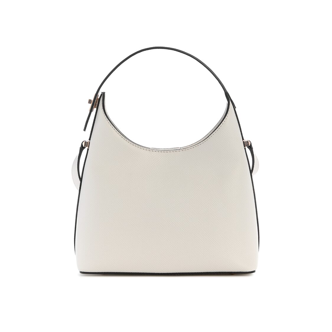 ROSALBA SMALL HOBO CROSSBODY,OFF WHITE