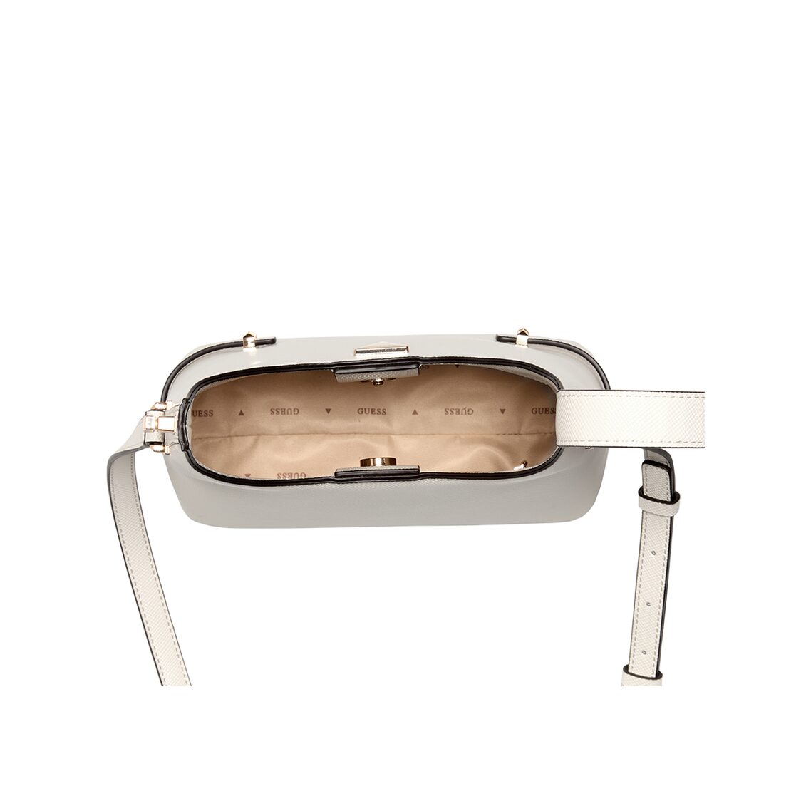 ROSALBA SMALL HOBO CROSSBODY,OFF WHITE