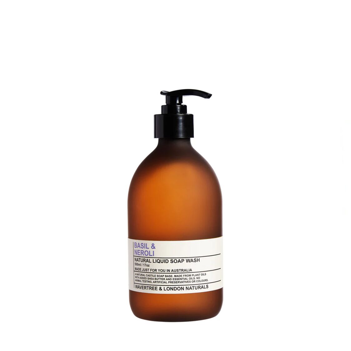 Wavertree & London Basil & Neroli Liquid Soap 500ml