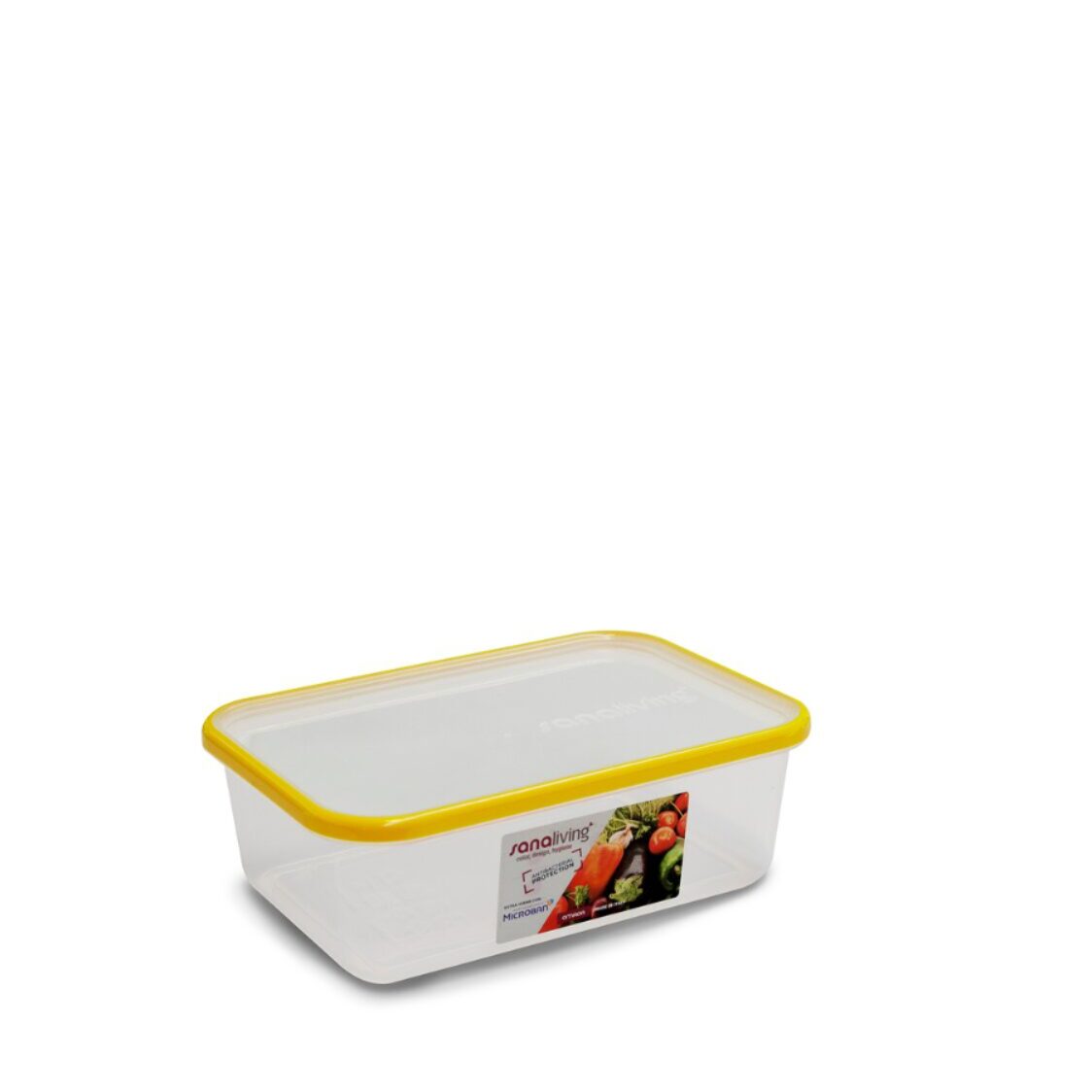 Omada Sanaliving Food Container 2L (Flat) - Yellow