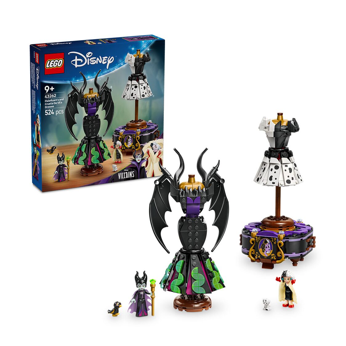 LEGO 43262 Maleficent's and Cruella De Vil's Dresse
