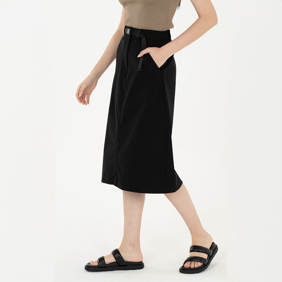 K/WOODS Ice Cool Skirt in Black