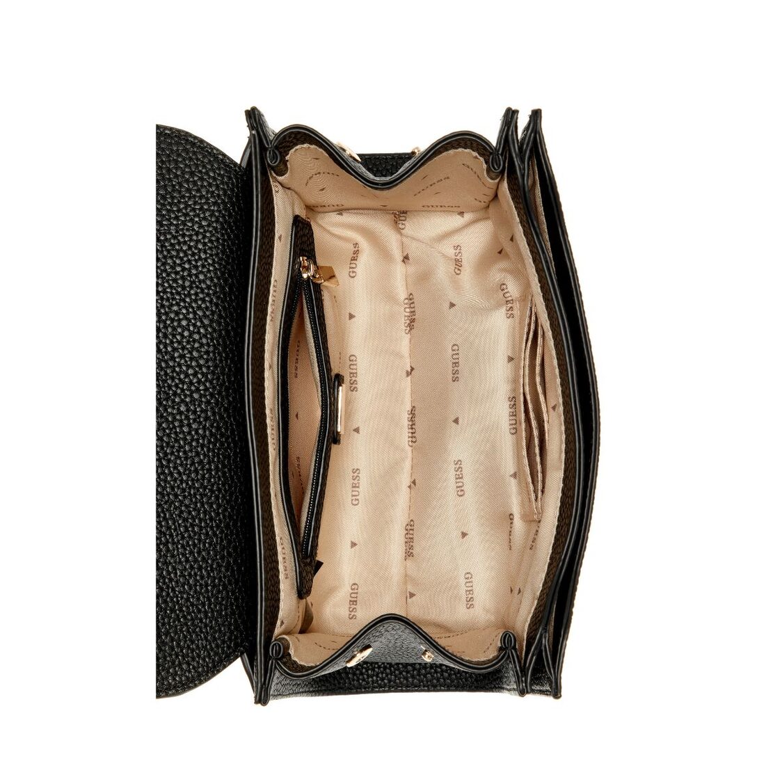 CALISTA CONVERTIBLE CROSSBODY FLAP,BLACK