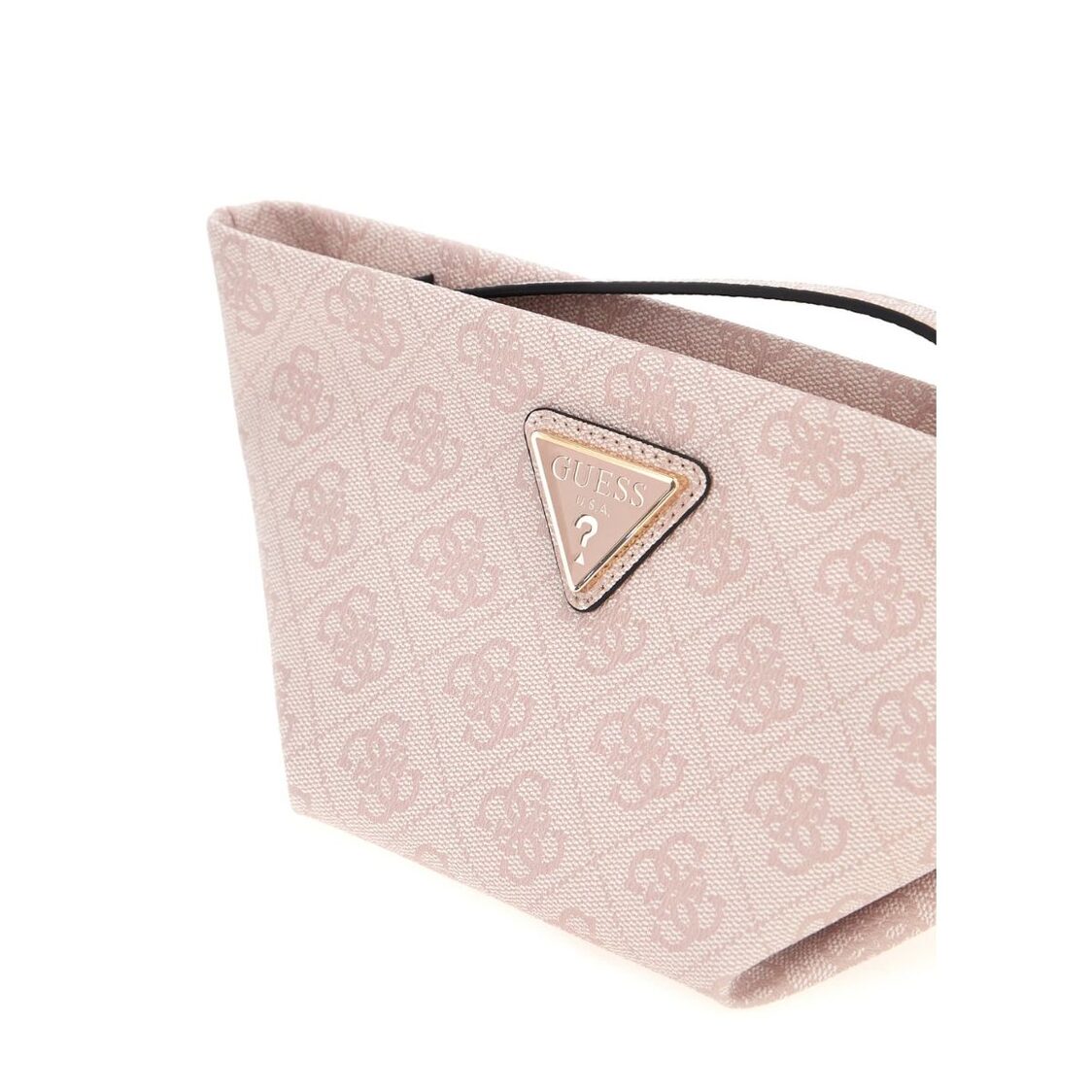 Guess Helina Top Zip Cosmetic,Rose Water Logo