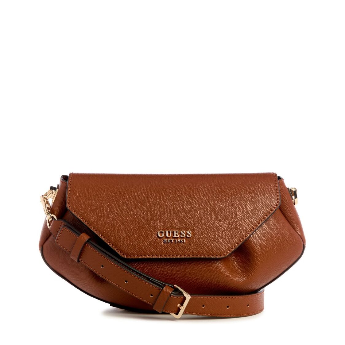 AMORETTE FLAP CROSSBODY,COGNAC