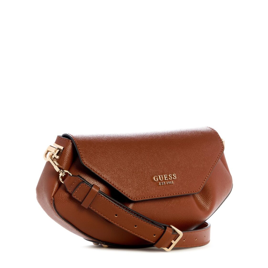 AMORETTE FLAP CROSSBODY,COGNAC