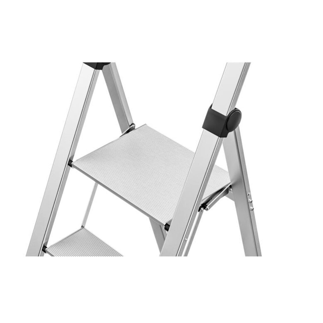 Hailo DK40 Basicline 3 Step Stool White Ladder