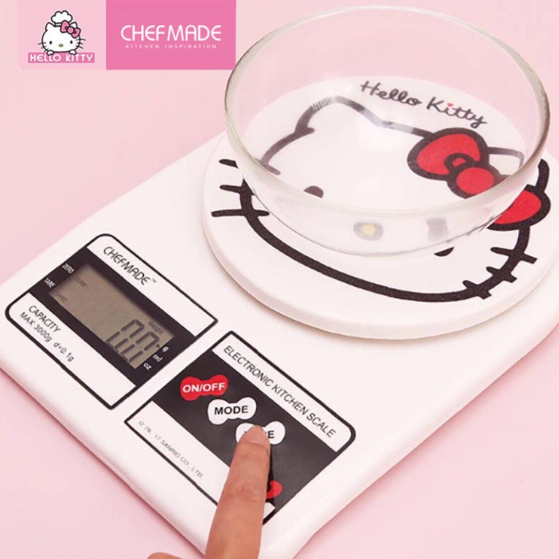 CHEFMADE Hello Kitty ABS Electronic Kitchen Scale 1898CM-KT7014