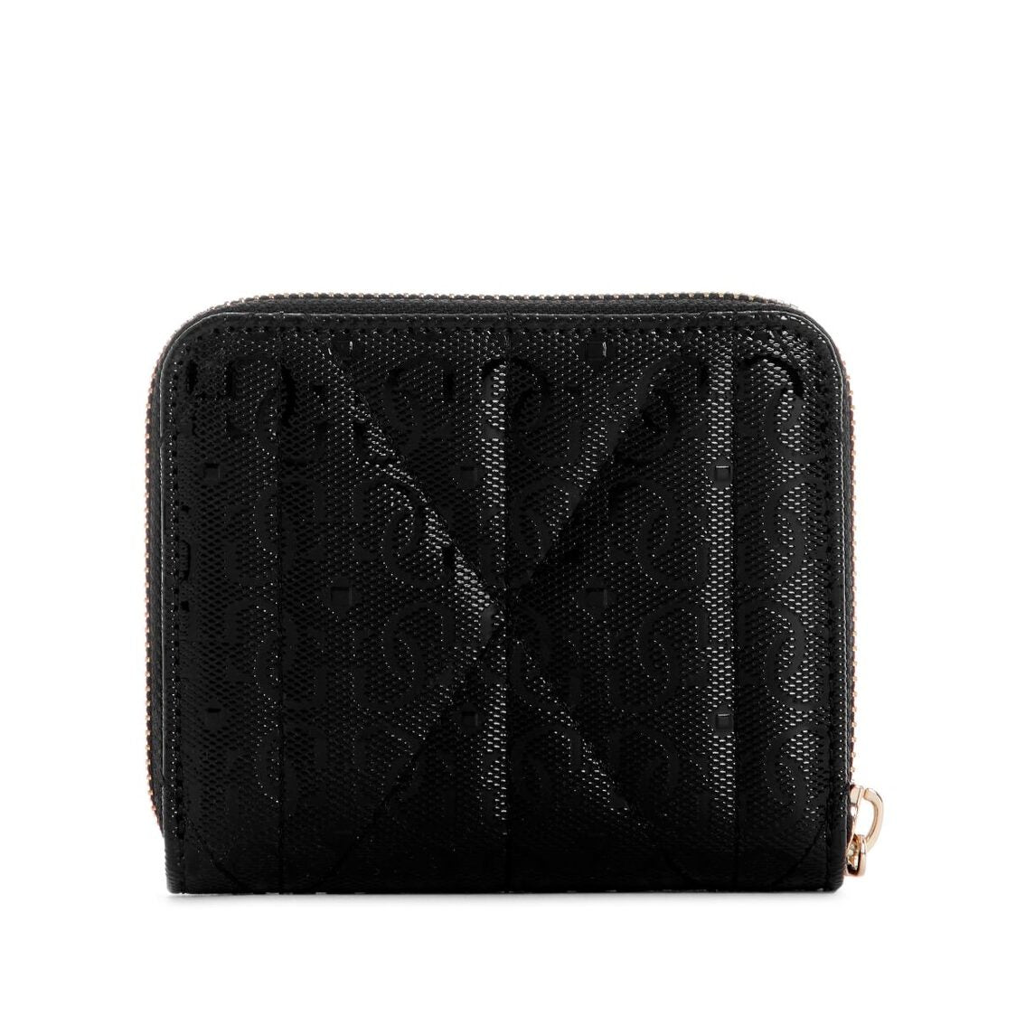 ALDINA SLG SMALL ZIP AROUND,BLACK