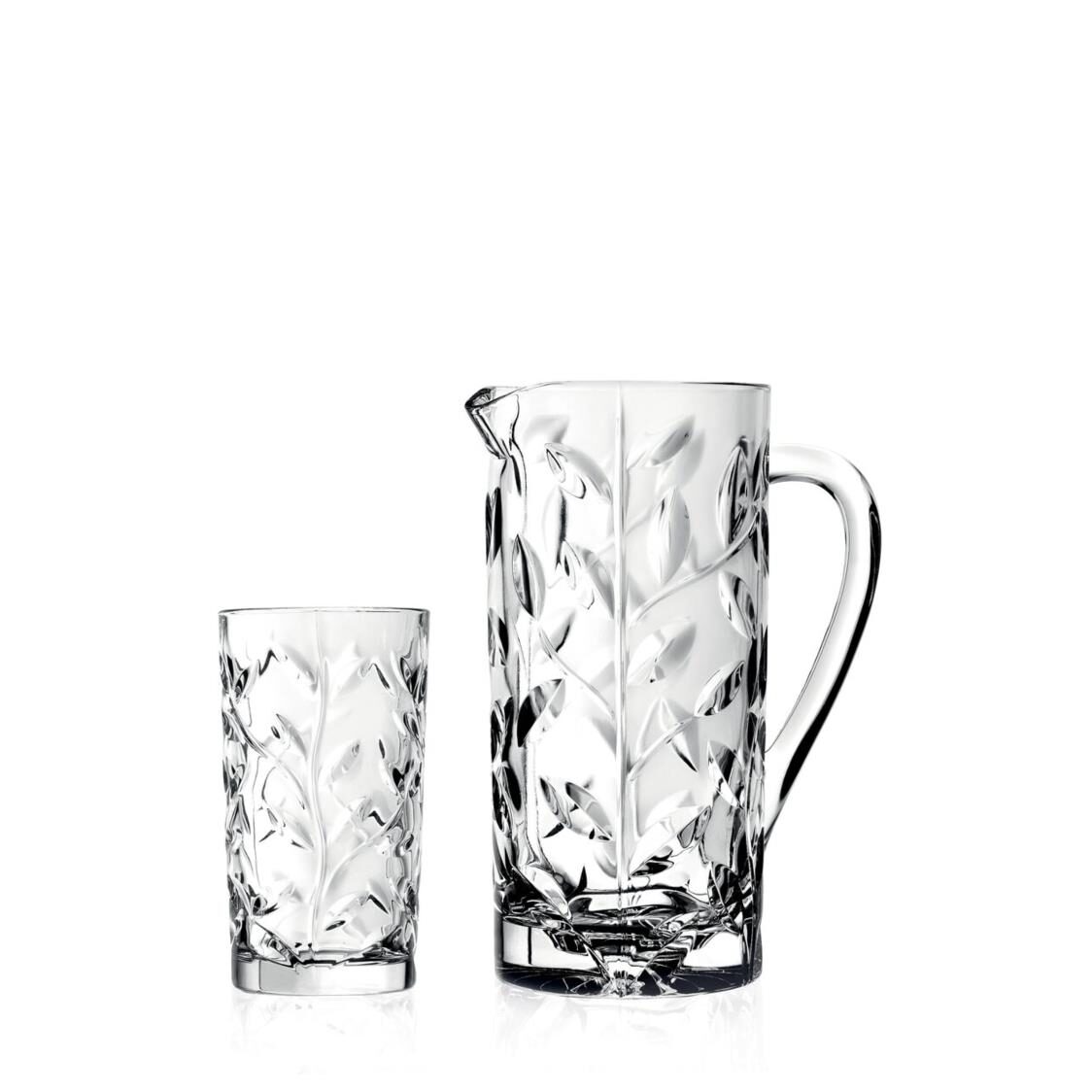 RCR Laurus 7pc Set 1pc Jug with 6pc 9oz Tumbler 732360