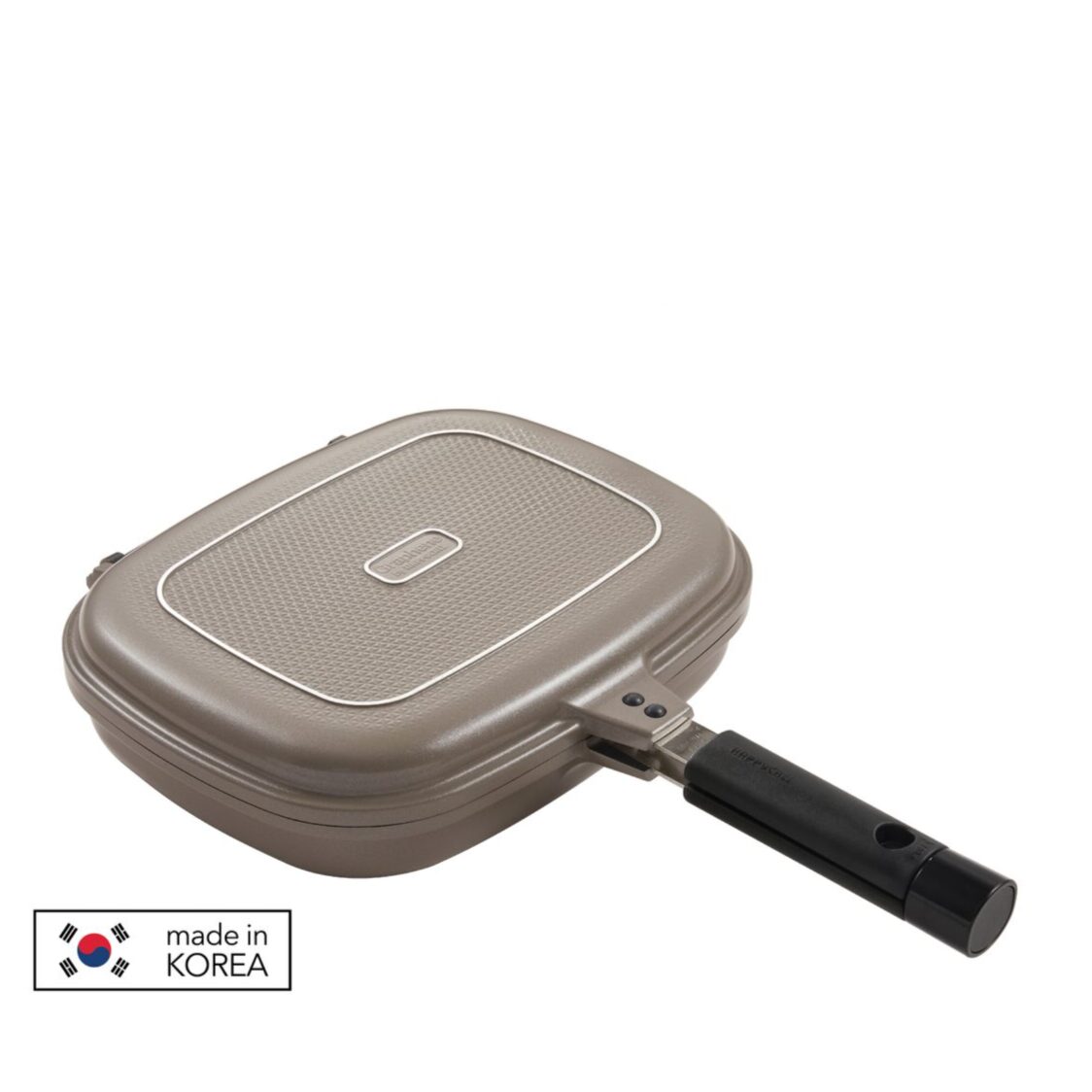 Happycall Impact Graphene Double Pan - Jumbo Mud Beige (3002-0138)