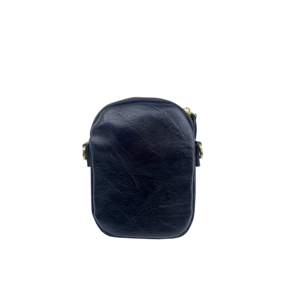 Mel&Co Faux Leather Sling Pouch Small Black