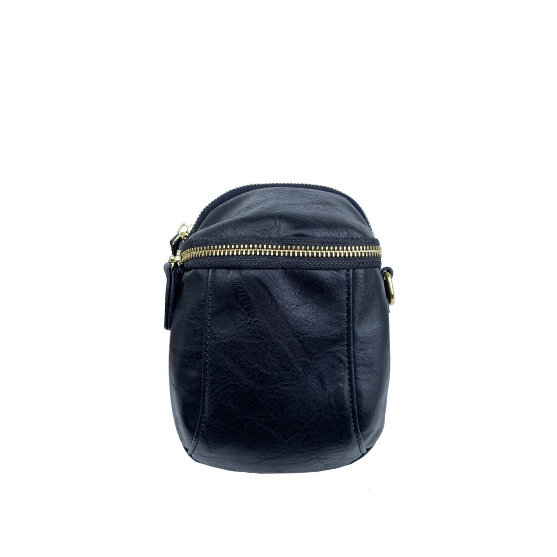 Mel&Co Faux Leather Sling Pouch Small Black