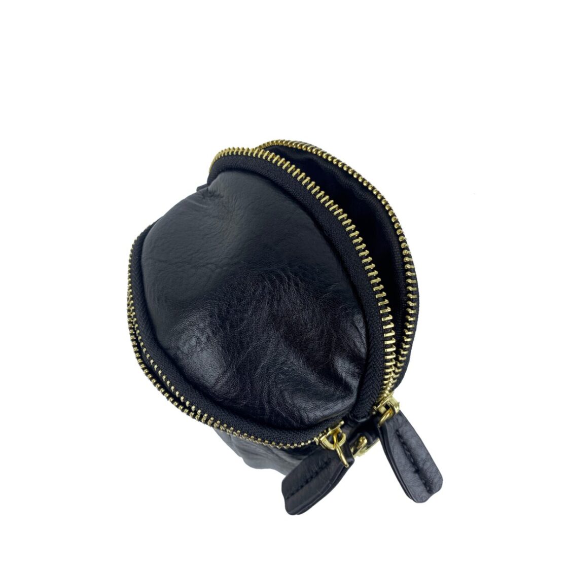 Mel&Co Faux Leather Sling Pouch Small Black