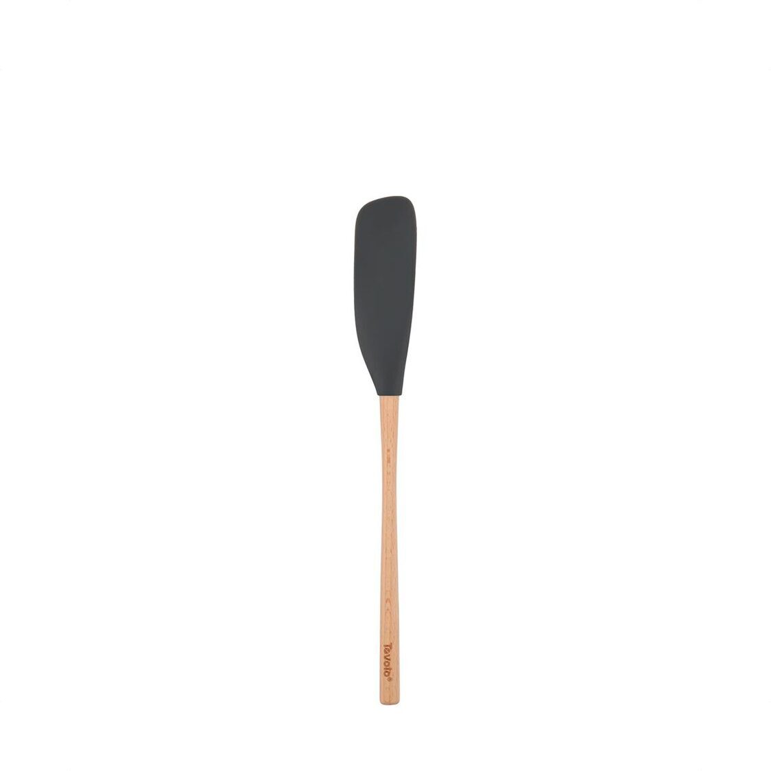 Tovolo Flex-Core® Wood Handled Jar Scraper - Charcoal