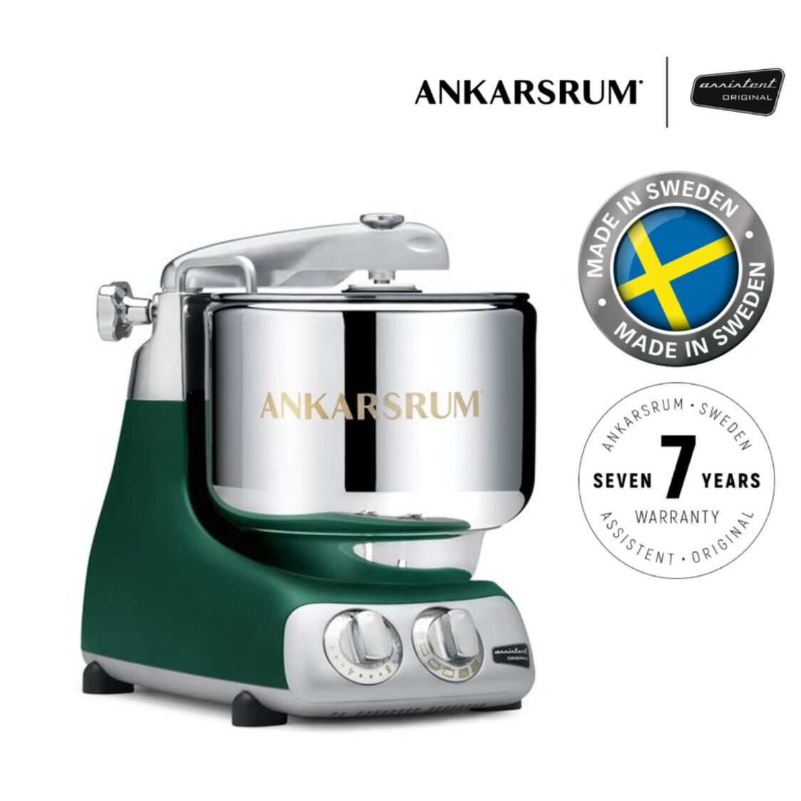 Ankarsrum Assistent Original Strong Mixer - Forest Green AKM086974