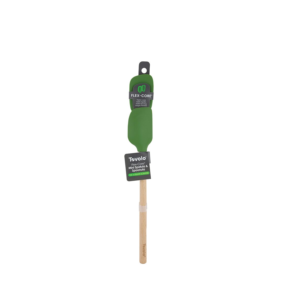 Tovolo Flex-Core WHandled Mini Spatula & Spoonula Set of 2 - Pesto