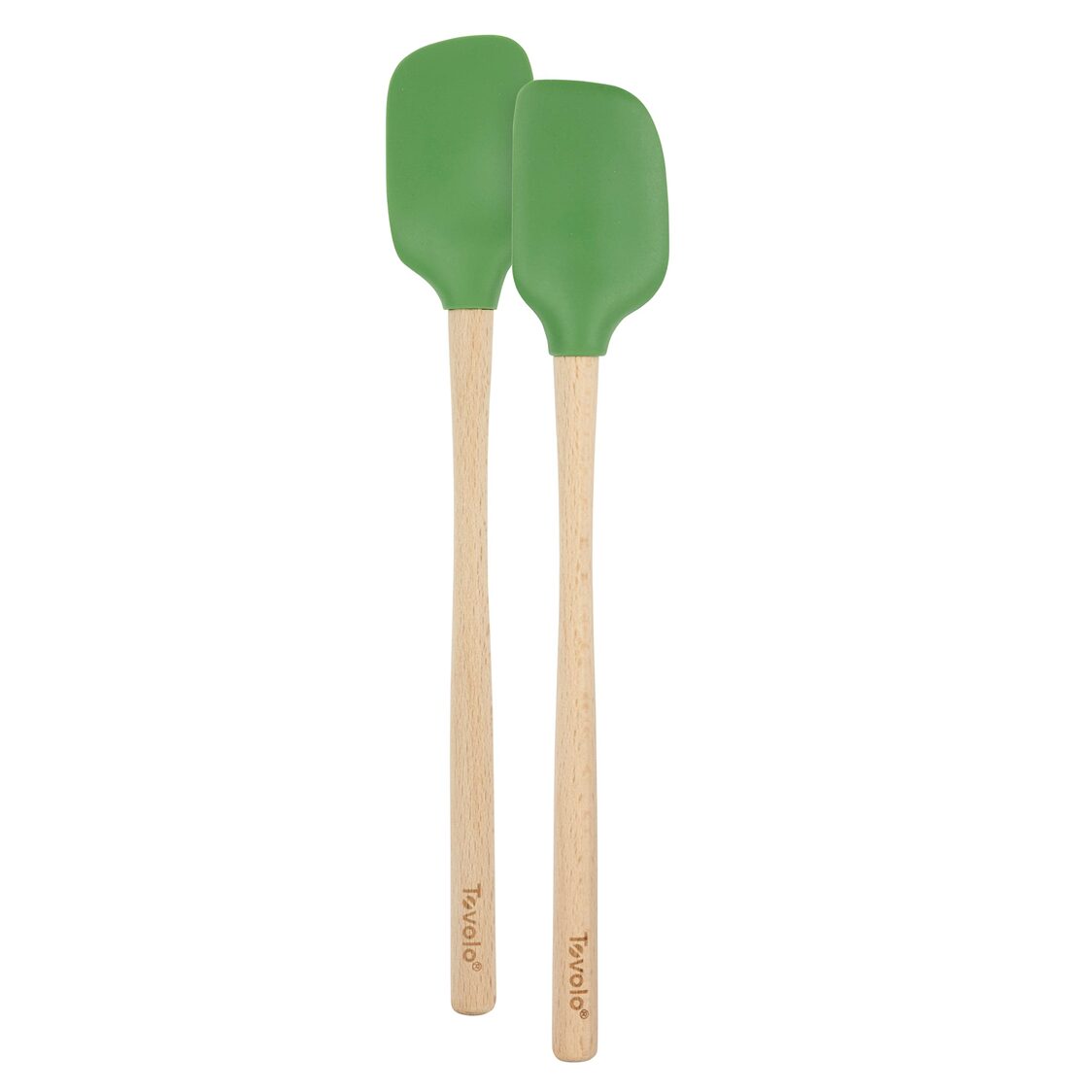 Tovolo Flex-Core WHandled Mini Spatula & Spoonula Set of 2 - Pesto