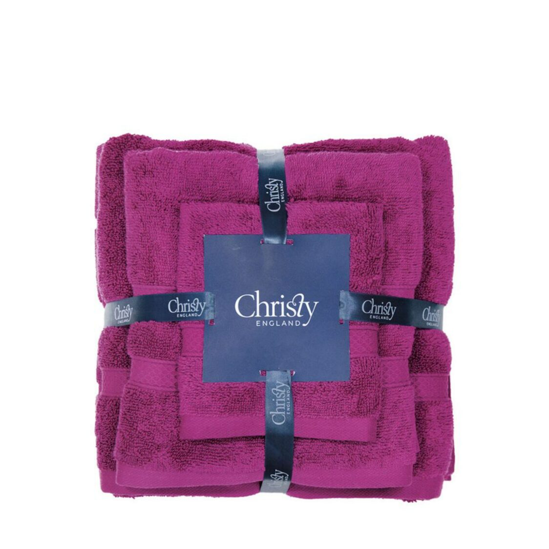 Christy Chroma 100% Combed Cotton 4pc Bundle Set New Orchid