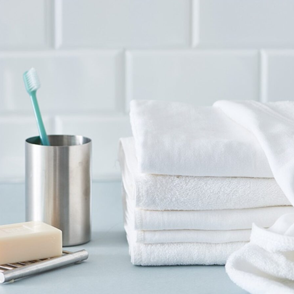 Jaju Basic Face Towel White