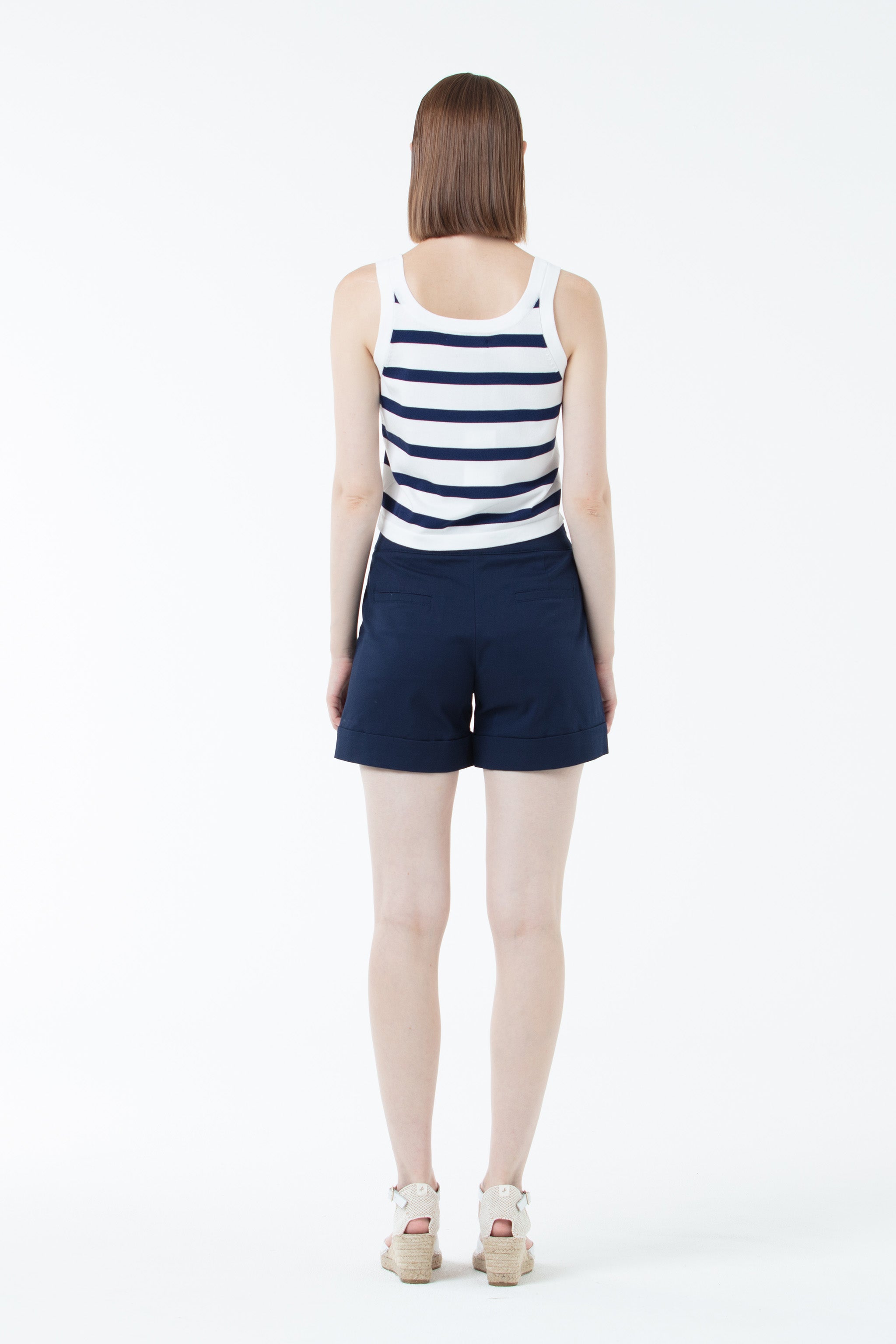 K/Woods Coastline Striped Tank